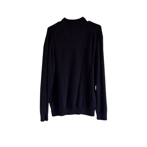 Refectory Mens Navy Sweater Size Large 100% Cotton - Picture 6 of 7